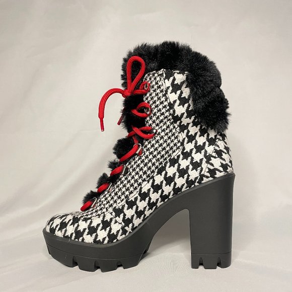 Jessica Simpson | Mikah | Black & White Houndstooth (NEW) - Picture 3 of 6